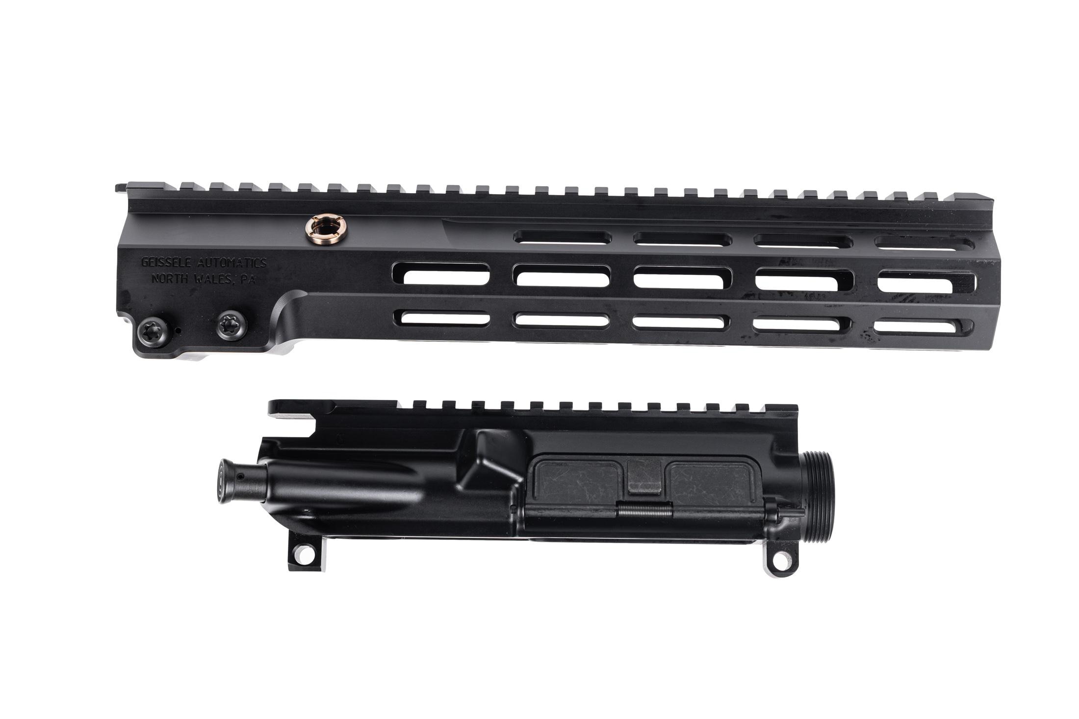 Geissele Automatics Super Duty Center Tab MK16 Upper Kit - Assembled Upper - Black - 11.5" - BLEMULA